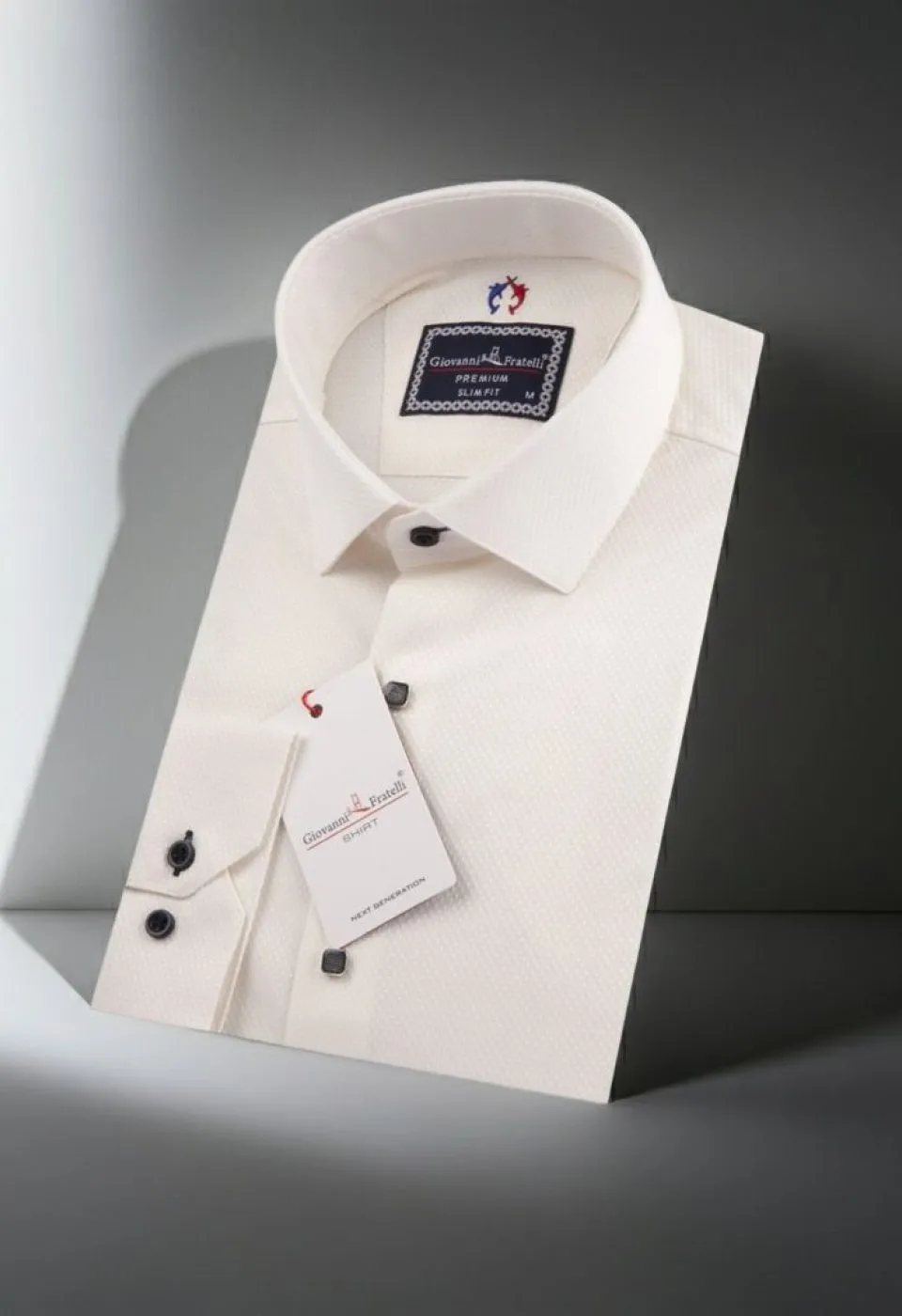 Slim Fit Uzun Kol Desenli Armürlü Jakar Erkek Gömlek 3GMK321318002