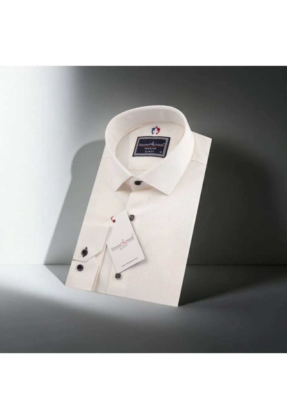 Slim Fit Uzun Kol Desenli Armürlü Jakar Erkek Gömlek 3GMK321318002 - Giovanni Fratelli
