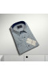 Slim Fit Kısa Kol Dijital Baskılı Desenli Erkek Gömlek 3GMK311326003