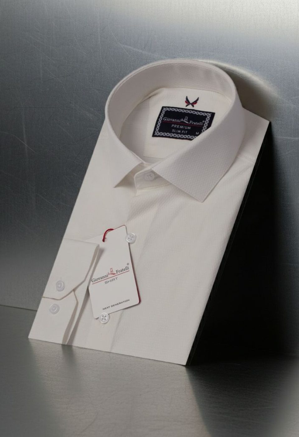 Slim Fit Uzun Kol Desenli Armürlü Jakar Erkek Gömlek 3GMK311334002