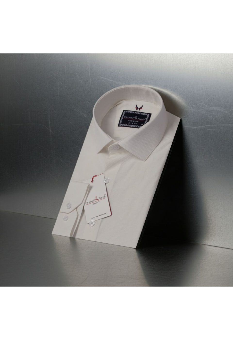 1334 CR JKR 002 Slim Fit Uzun Kol Desenli Armürlü Jakar Erkek Gömlek 3GMK311334002 - Giovanni Fratelli