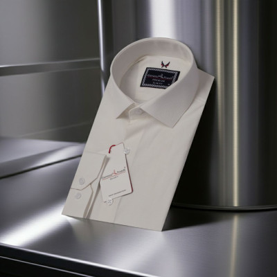 Slim Fit Uzun Kol Desenli Armürlü Jakar Erkek Gömlek 3GMK311334002 - Giovanni Fratelli