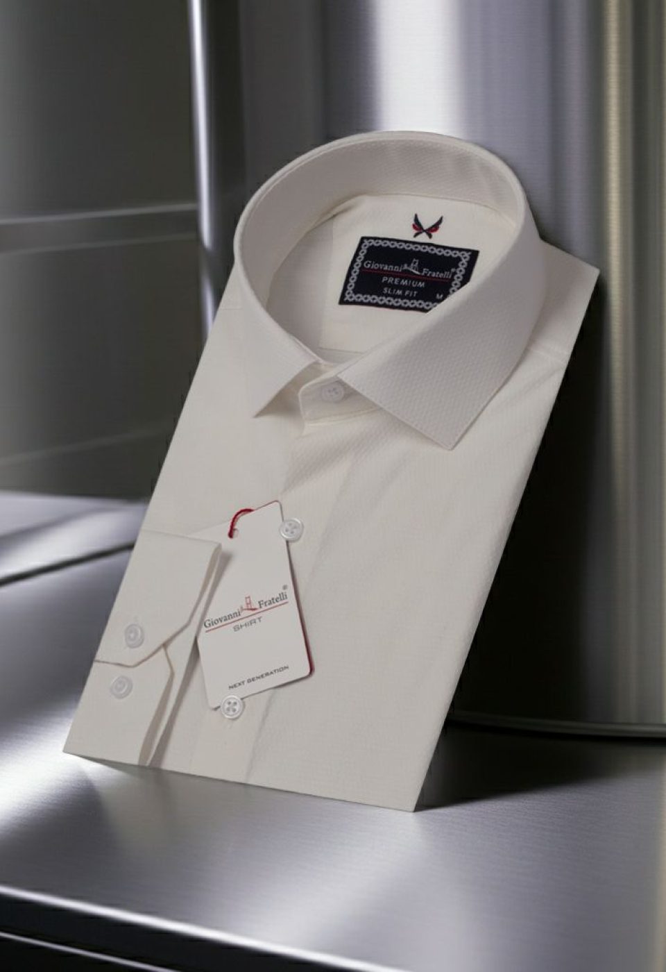 Slim Fit Uzun Kol Desenli Armürlü Jakar Erkek Gömlek 3GMK311334002