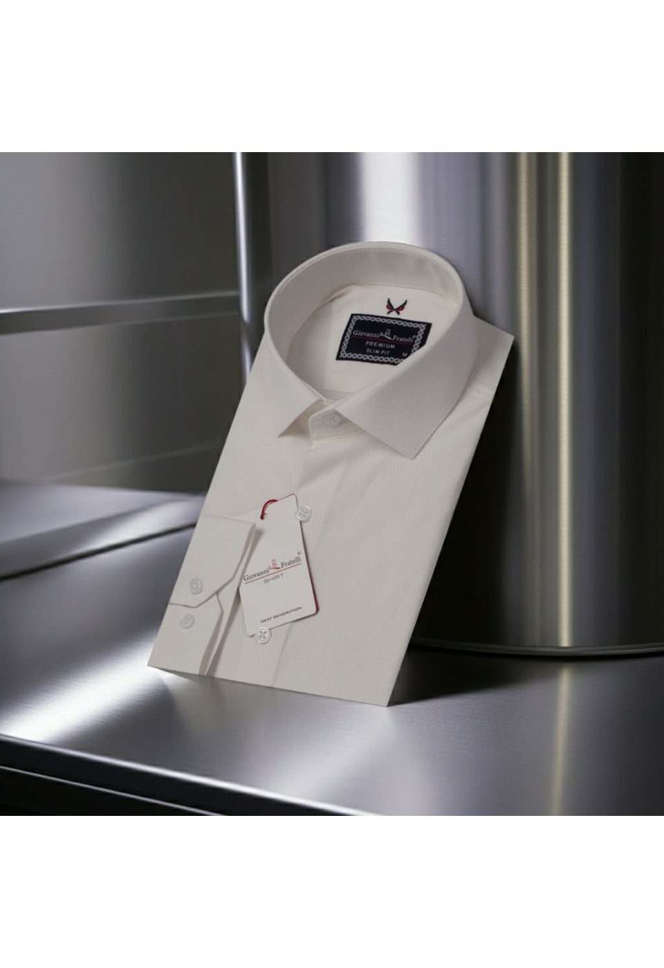 1334 CR JKR 002 Slim Fit Uzun Kol Desenli Armürlü Jakar Erkek Gömlek 3GMK311334002 - Giovanni Fratelli