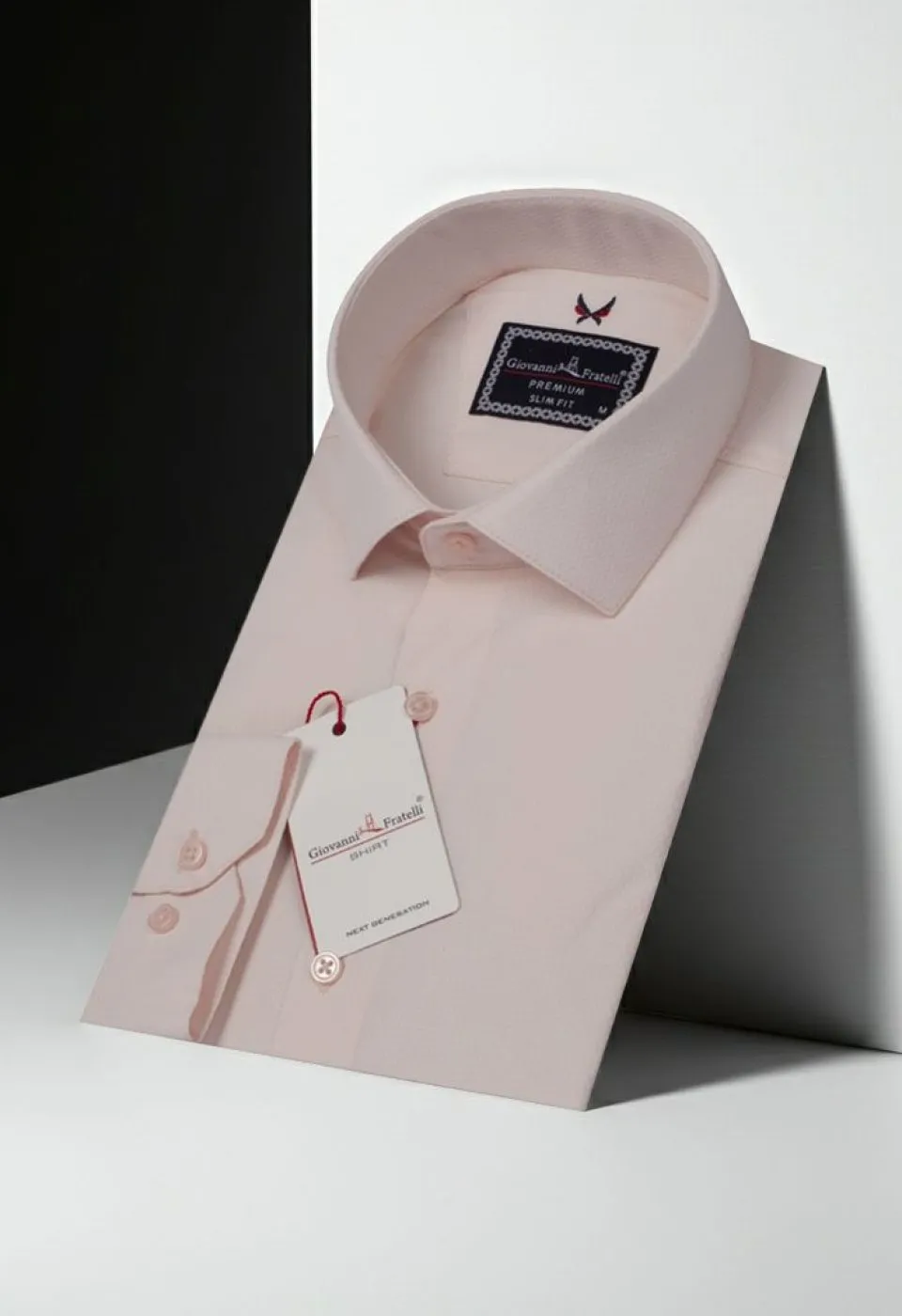 Slim Fit Uzun Kol Desenli Armürlü Jakar Erkek Gömlek 3GMK311334003