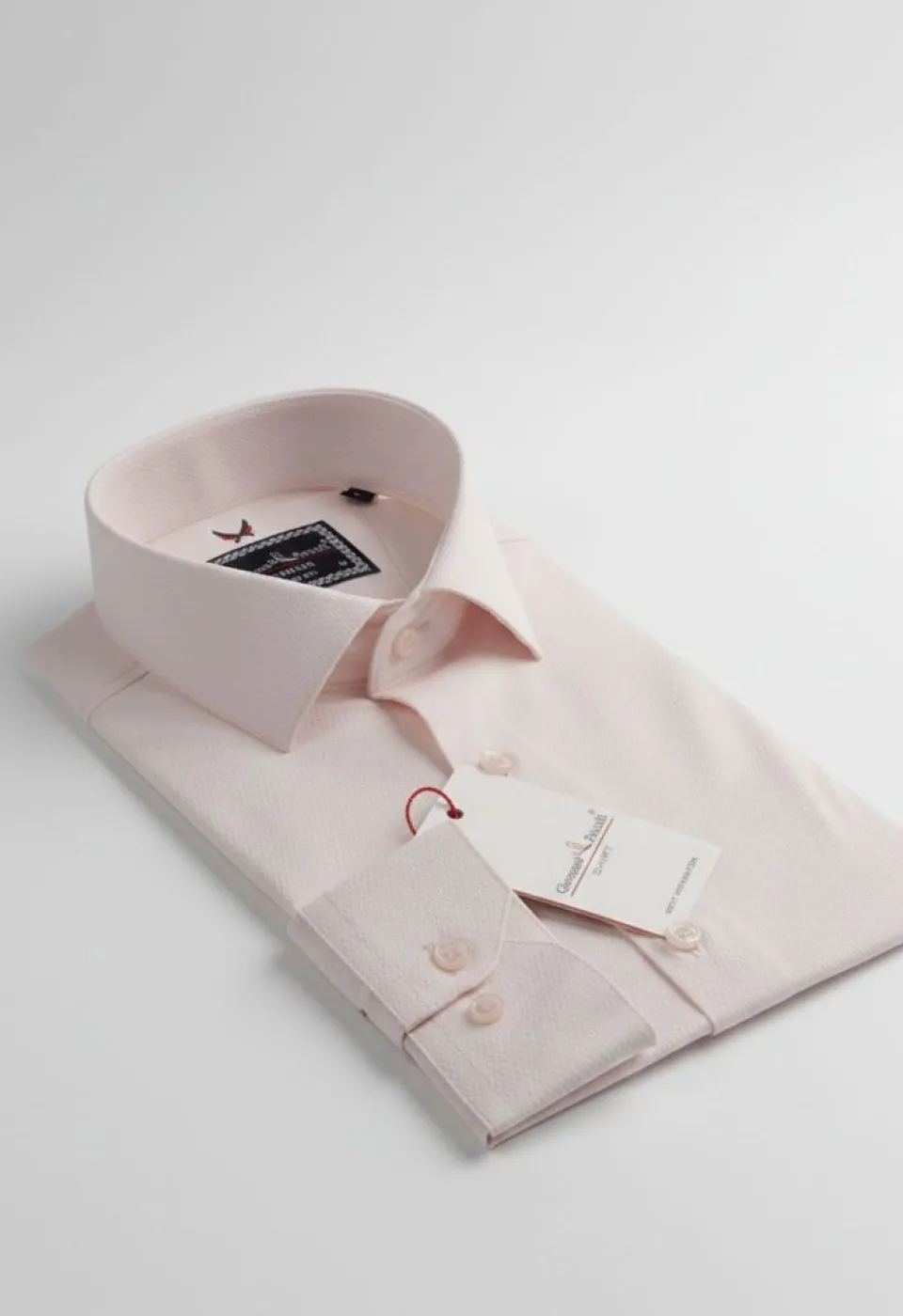Slim Fit Uzun Kol Desenli Armürlü Jakar Erkek Gömlek 3GMK311334003 Slim Fit Uzun Kol Desenli Armürlü Jakar Erkek Gömlek 3GMK311334003