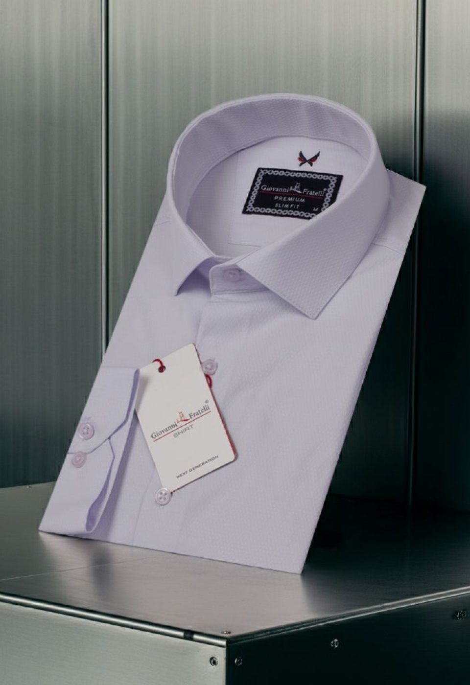 Slim Fit Uzun Kol Desenli Armürlü Jakar Erkek Gömlek 3GMK311334004