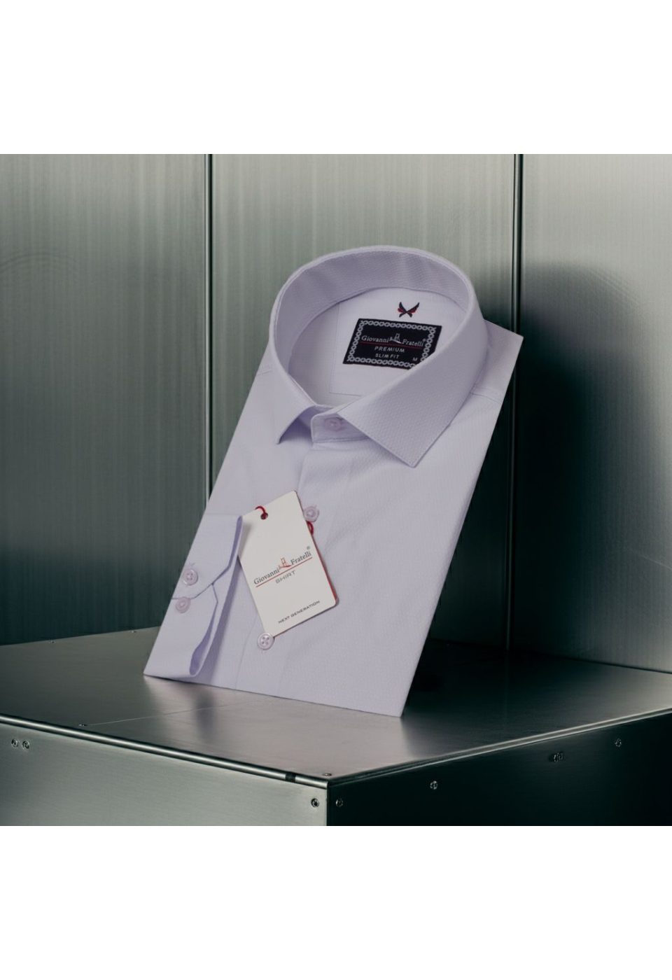 1334 CR JKR 004 Slim Fit Uzun Kol Desenli Armürlü Jakar Erkek Gömlek 3GMK311334004 - Giovanni Fratelli
