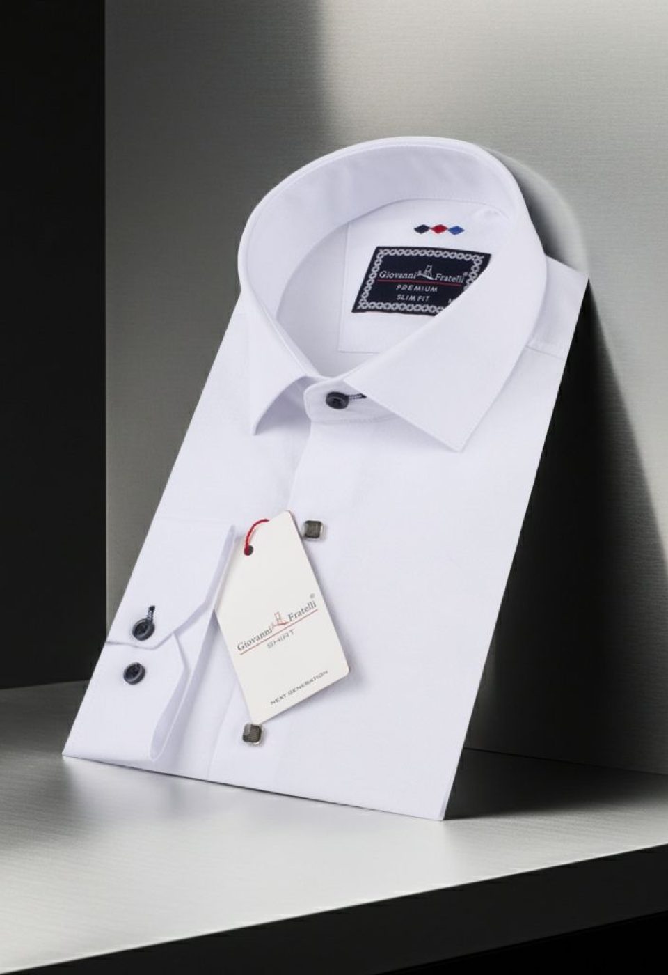 Slim Fit Uzun Kol Desenli Armürlü Jakar Erkek Gömlek 3GMK311337001 - Giovanni Fratelli