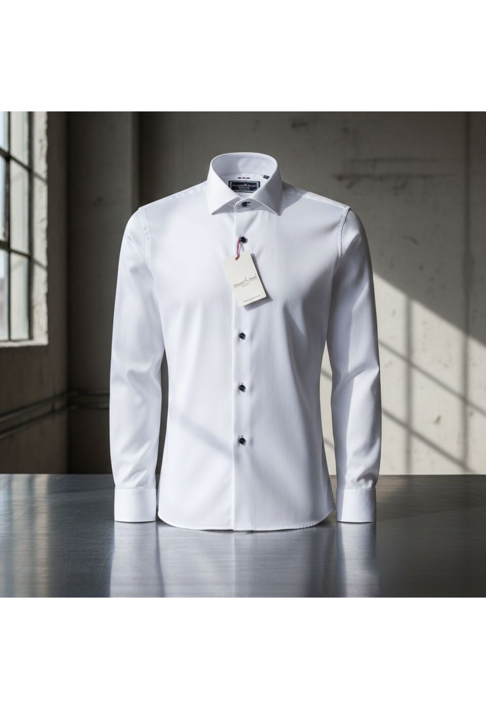 Slim Fit Uzun Kol Desenli Armürlü Jakar Erkek Gömlek 3GMK311337001 - Giovanni Fratelli