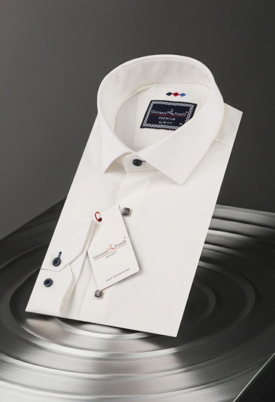 1337 CR JKR 002 Slim Fit Uzun Kol Desenli Armürlü Jakar Erkek Gömlek 3GMK311337002 - Giovanni Fratelli