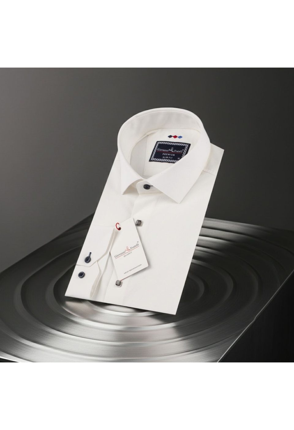 1337 CR JKR 002 Slim Fit Uzun Kol Desenli Armürlü Jakar Erkek Gömlek 3GMK311337002 - Giovanni Fratelli