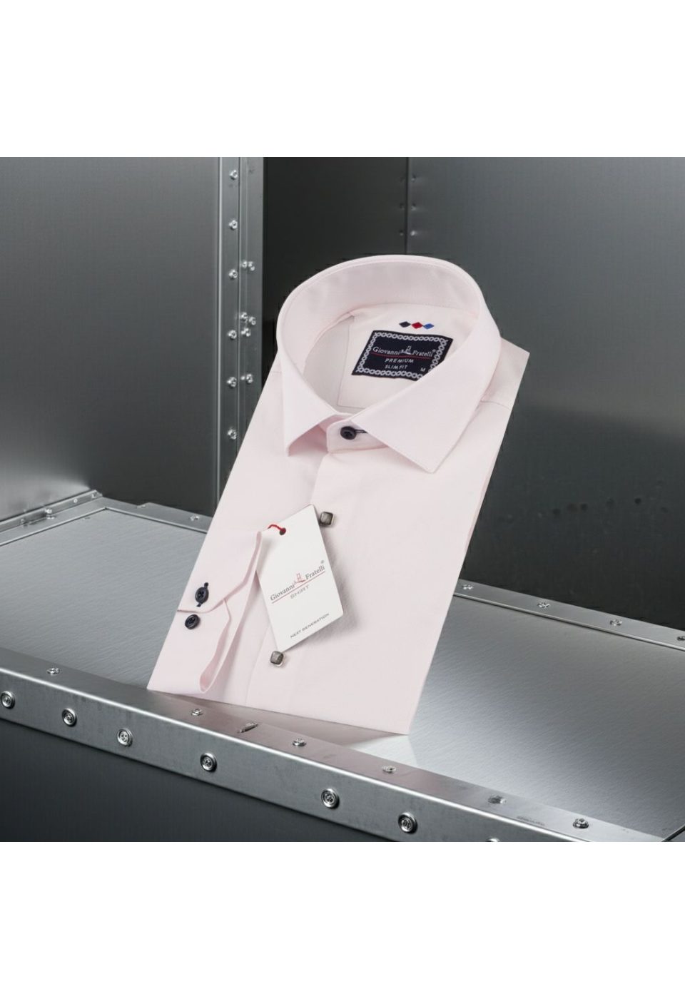 Slim Fit Uzun Kol Desenli Armürlü Jakar Erkek Gömlek 3GMK311337005 - Giovanni Fratelli