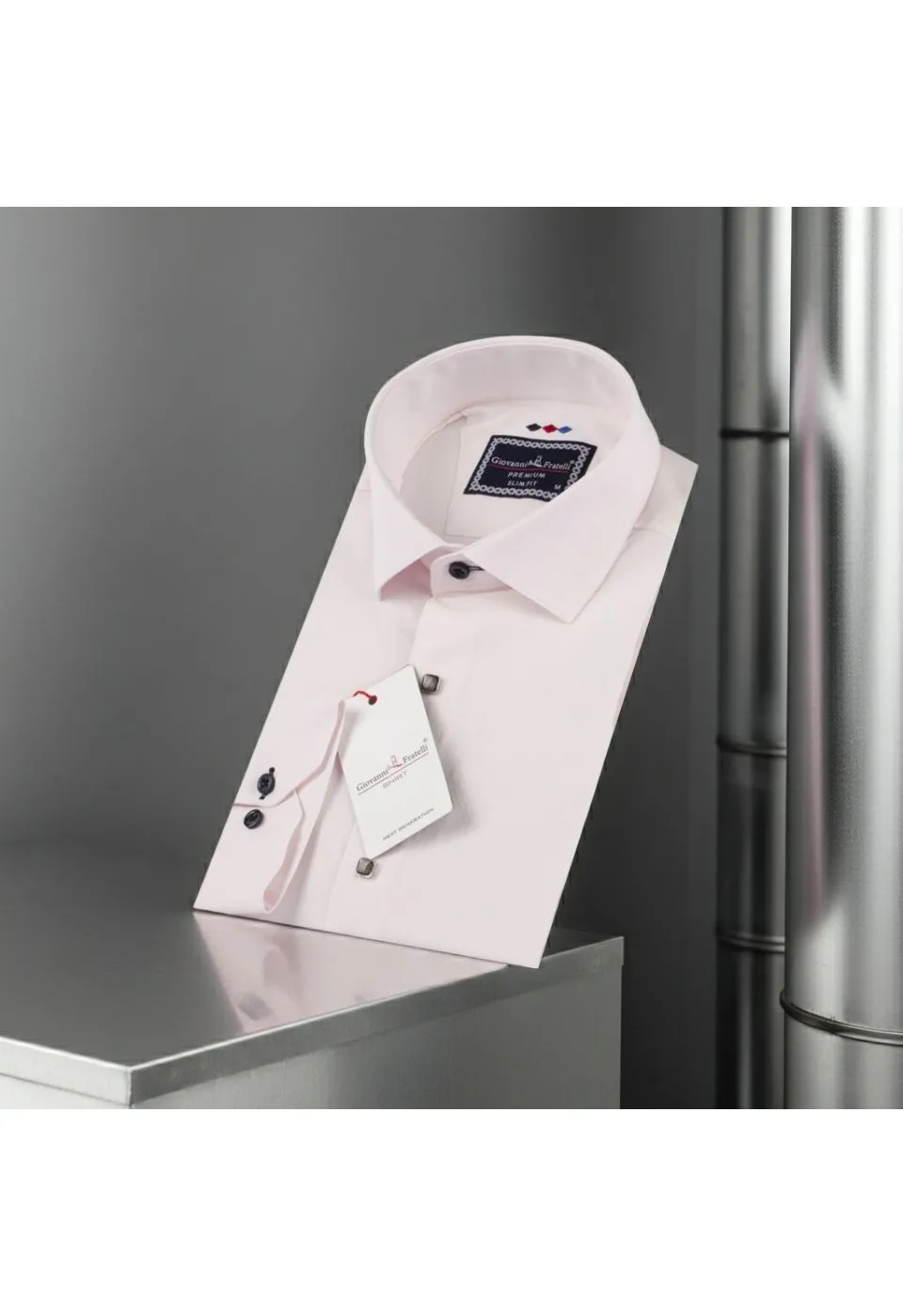 Slim Fit Uzun Kol Desenli Armürlü Jakar Erkek Gömlek 3GMK311337005 - Giovanni Fratelli