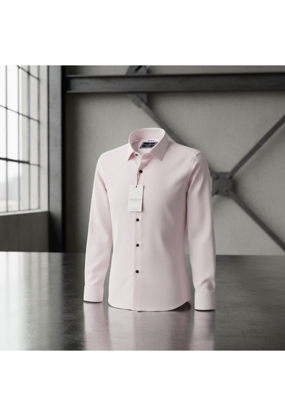 Slim Fit Uzun Kol Desenli Armürlü Jakar Erkek Gömlek 3GMK311337005 - Giovanni Fratelli
