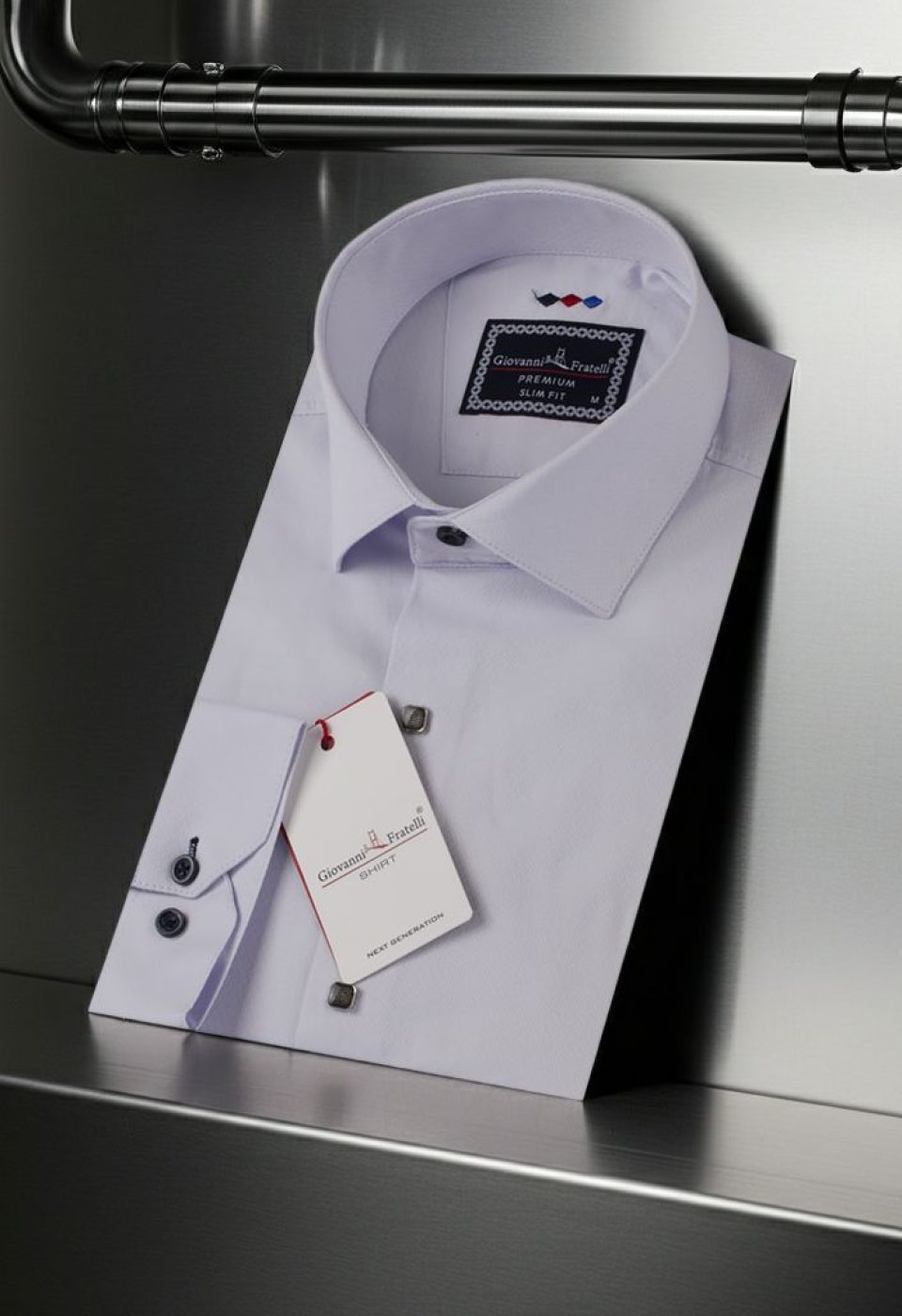 Slim Fit Uzun Kol Desenli Armürlü Jakar Erkek Gömlek 3GMK311337006