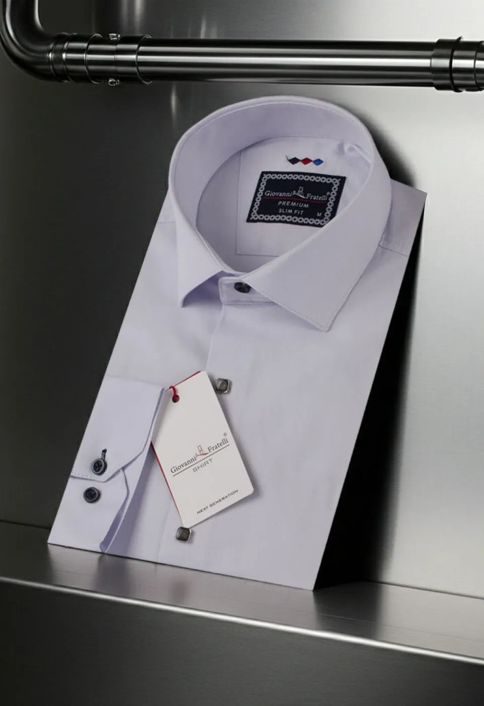 Slim Fit Uzun Kol Desenli Armürlü Jakar Erkek Gömlek 3GMK311337006