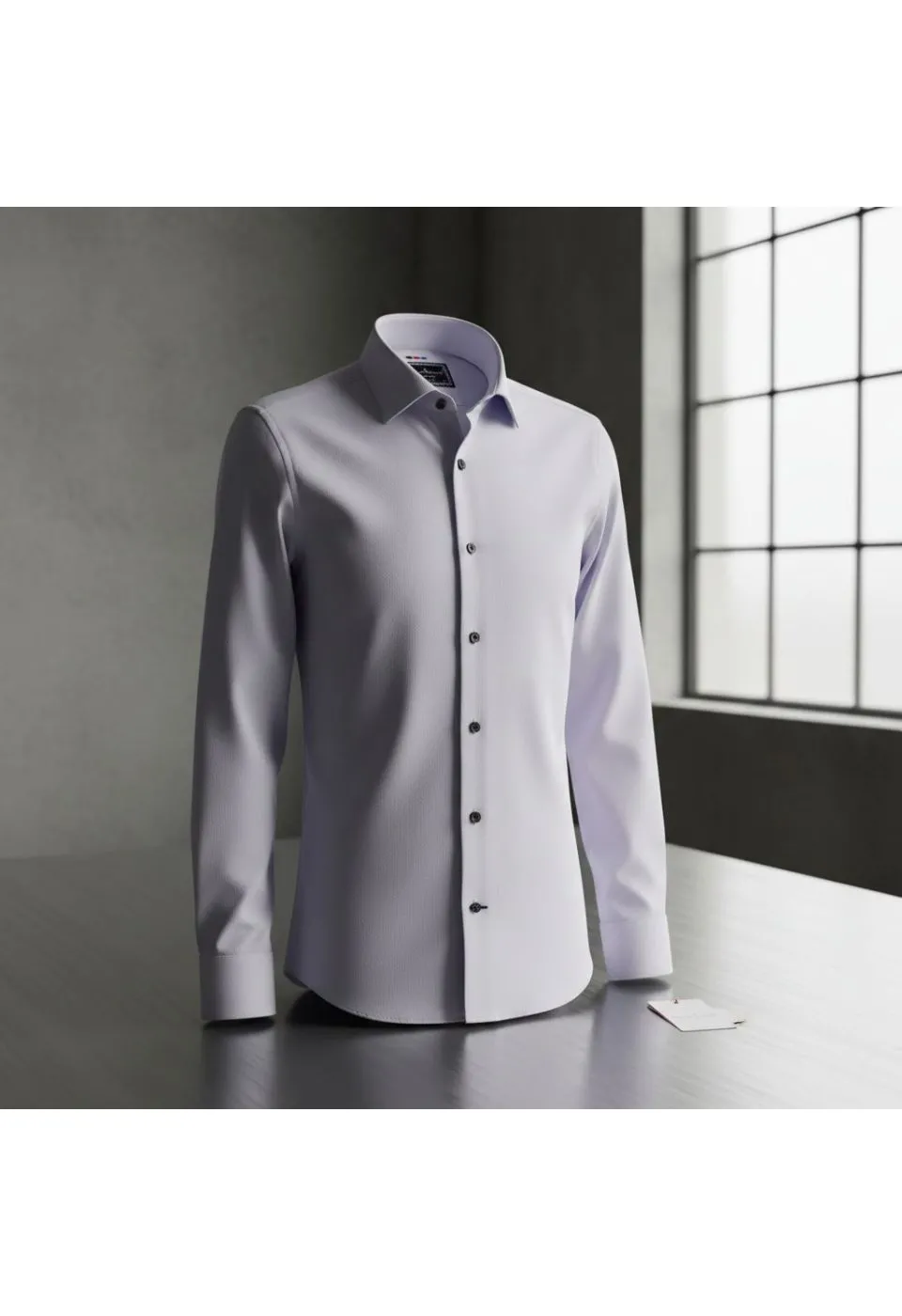 Slim Fit Uzun Kol Desenli Armürlü Jakar Erkek Gömlek 3GMK311337006 - Giovanni Fratelli