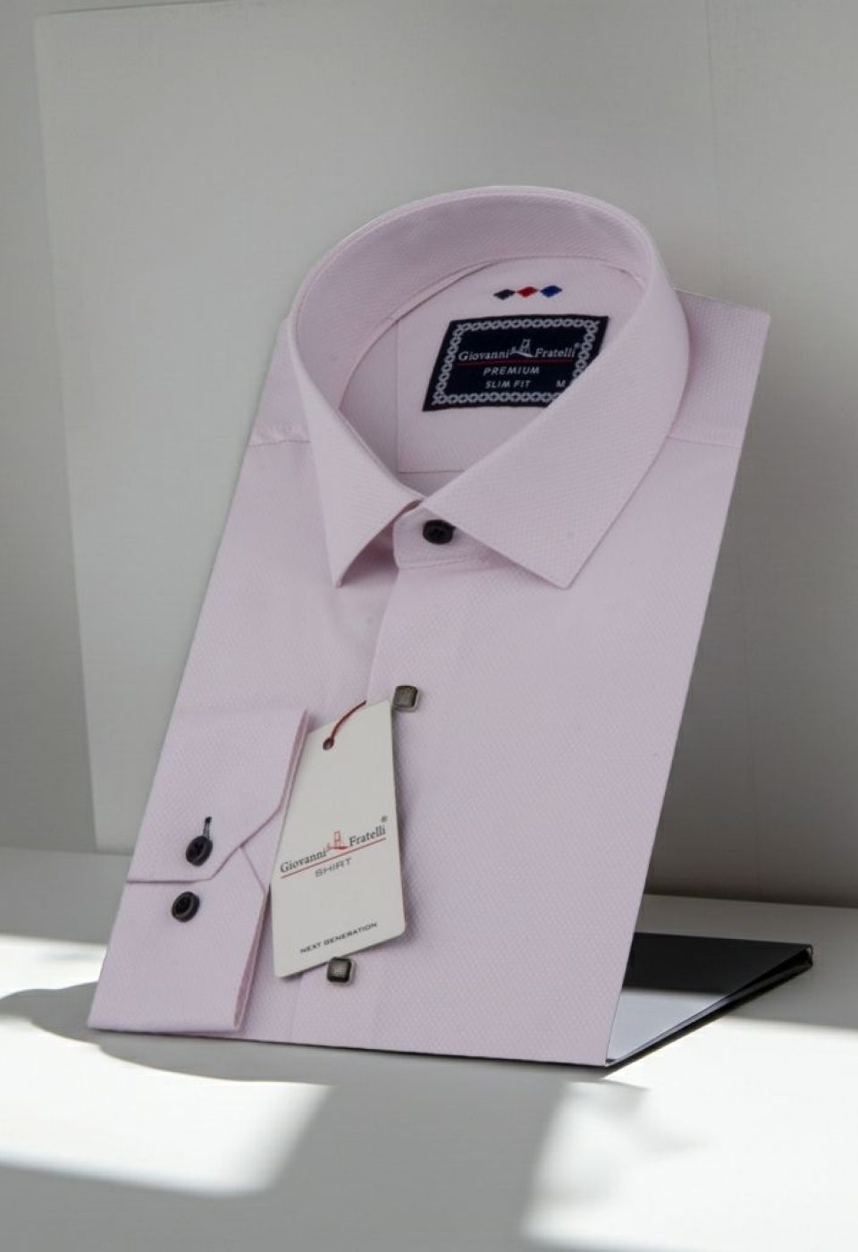 Slim Fit Uzun Kol Desenli Armürlü Jakar Erkek Gömlek 3GMK311337007