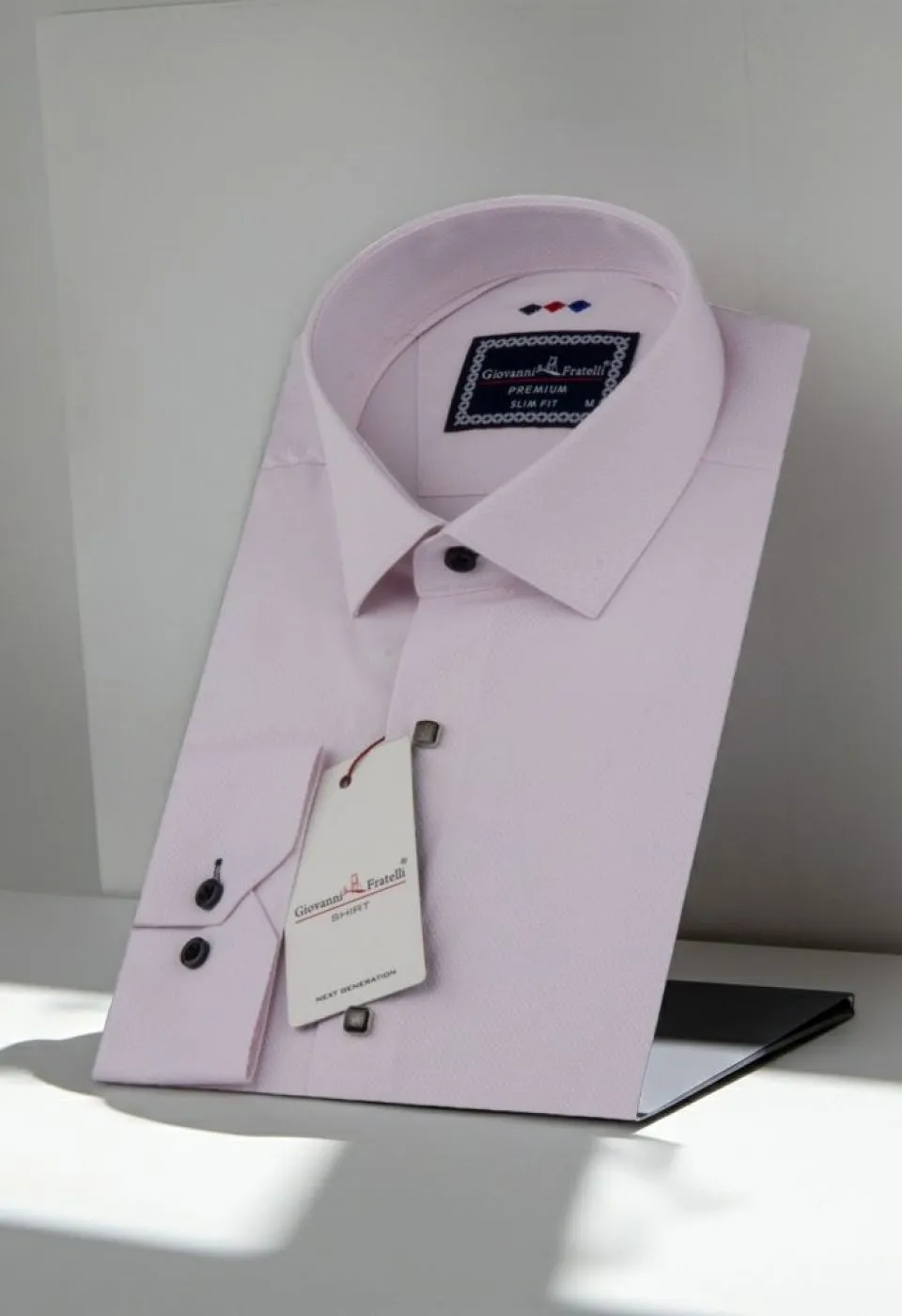 Slim Fit Uzun Kol Desenli Armürlü Jakar Erkek Gömlek 3GMK311337007