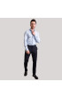 Slim Fit Uzun Kol Desenli Armürlü Jakar Erkek Gömlek 3GMK311337008 Slim Fit Uzun Kol Desenli Armürlü Jakar Erkek Gömlek 3GMK311337008