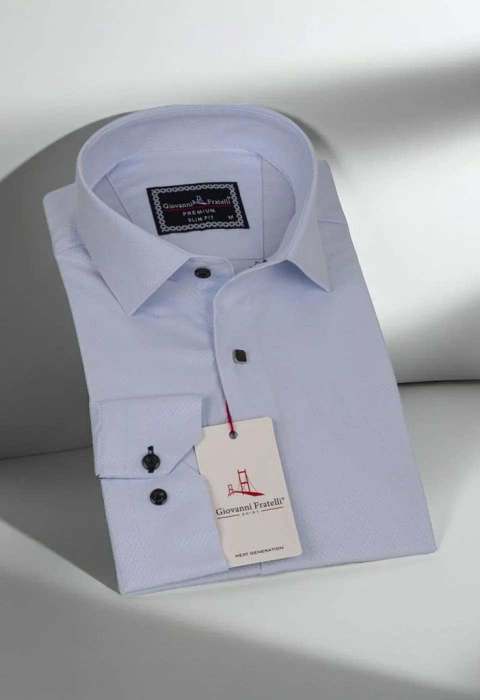 Slim Fit Uzun Kol Desenli Armürlü Jakar Erkek Gömlek 3GMK311341003 Slim Fit Uzun Kol Desenli Armürlü Jakar Erkek Gömlek 3GMK311341003