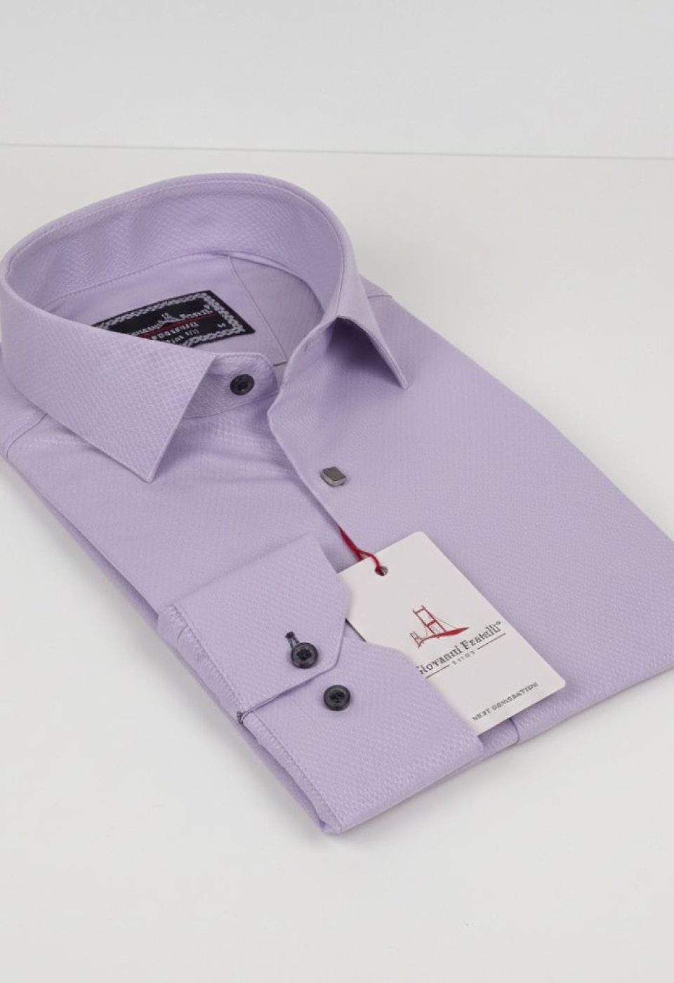 Slim Fit Uzun Kol Desenli Armürlü Jakar Erkek Gömlek 3GMK311341004 Slim Fit Uzun Kol Desenli Armürlü Jakar Erkek Gömlek 3GMK311341004