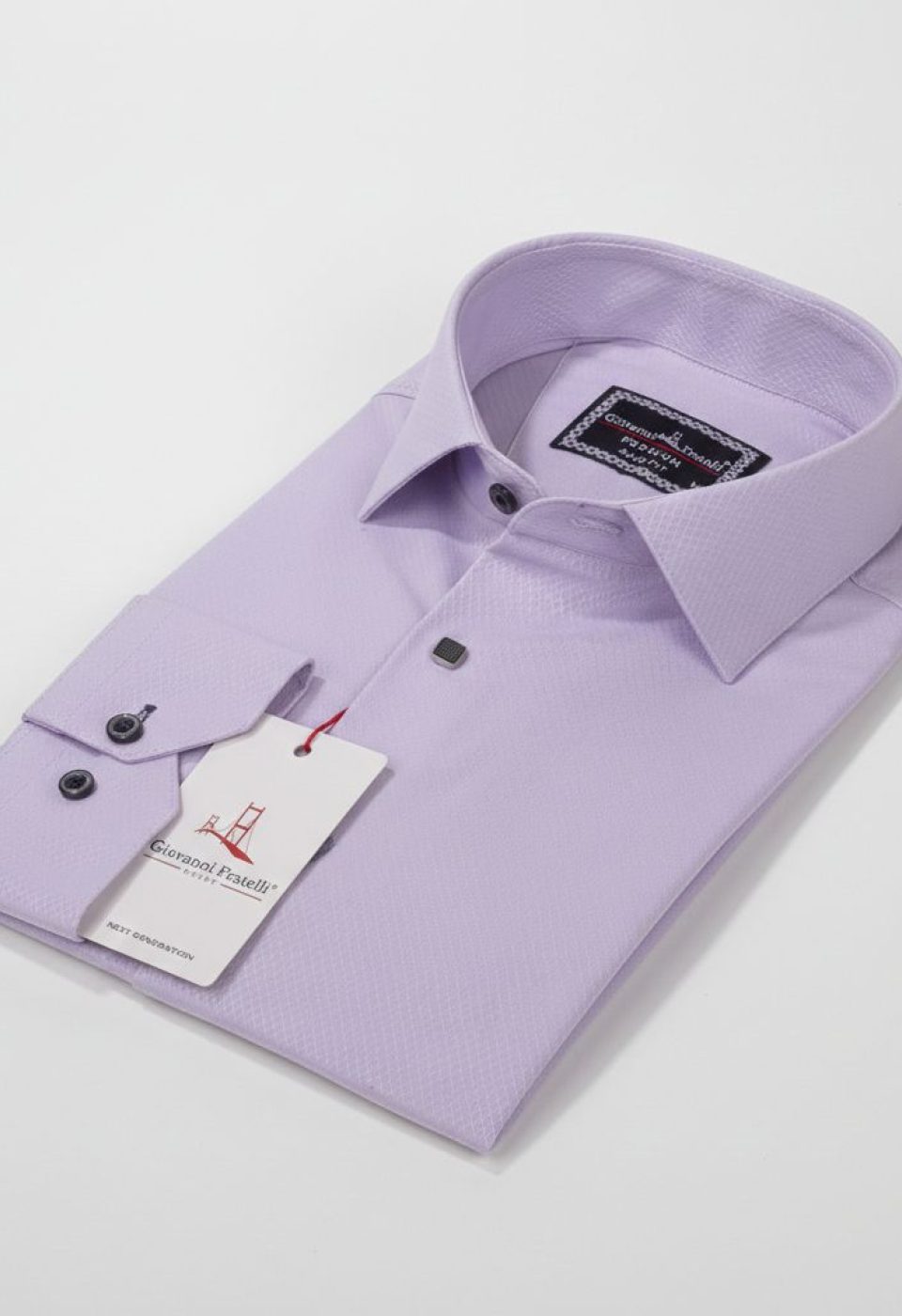 1341 CR JKR 004 Slim Fit Uzun Kol Desenli Armürlü Jakar Erkek Gömlek 3GMK311341004 - Giovanni Fratelli