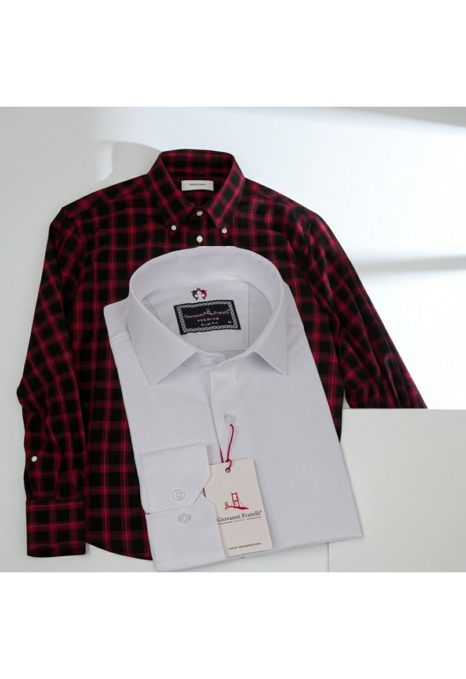 Slim Fit Uzun Kol Desenli Armürlü Jakar Erkek Gömlek 3GMK311346001 - Giovanni Fratelli