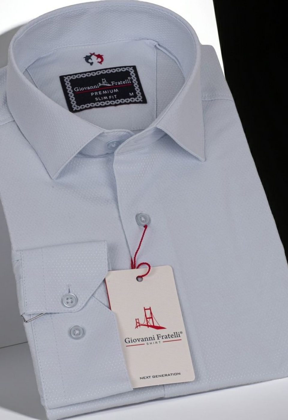 Slim Fit Uzun Kol Desenli Armürlü Jakar Erkek Gömlek 3GMK311346003