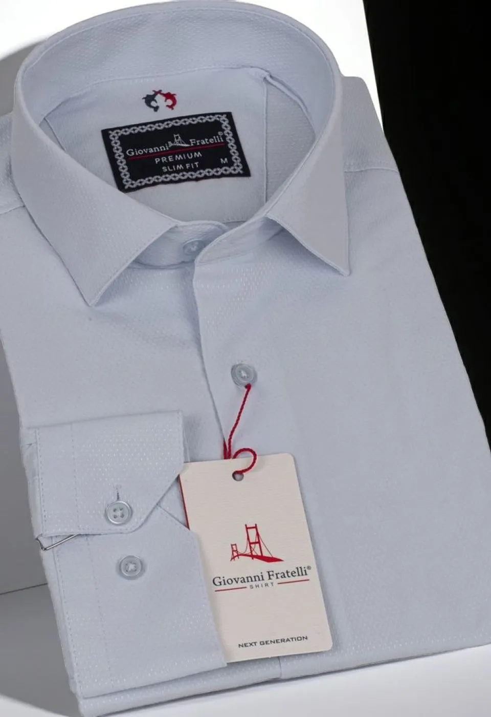 Slim Fit Uzun Kol Desenli Armürlü Jakar Erkek Gömlek 3GMK311346003 Slim Fit Uzun Kol Desenli Armürlü Jakar Erkek Gömlek 3GMK311346003