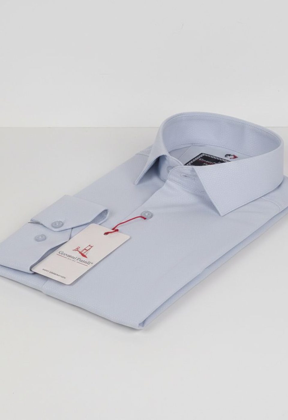 Slim Fit Uzun Kol Desenli Armürlü Jakar Erkek Gömlek 3GMK311346003