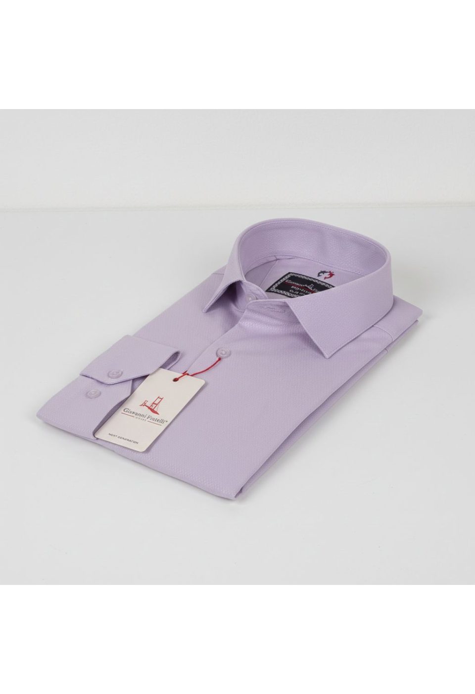 Slim Fit Uzun Kol Desenli Armürlü Jakar Erkek Gömlek 3GMK311346004 - Giovanni Fratelli