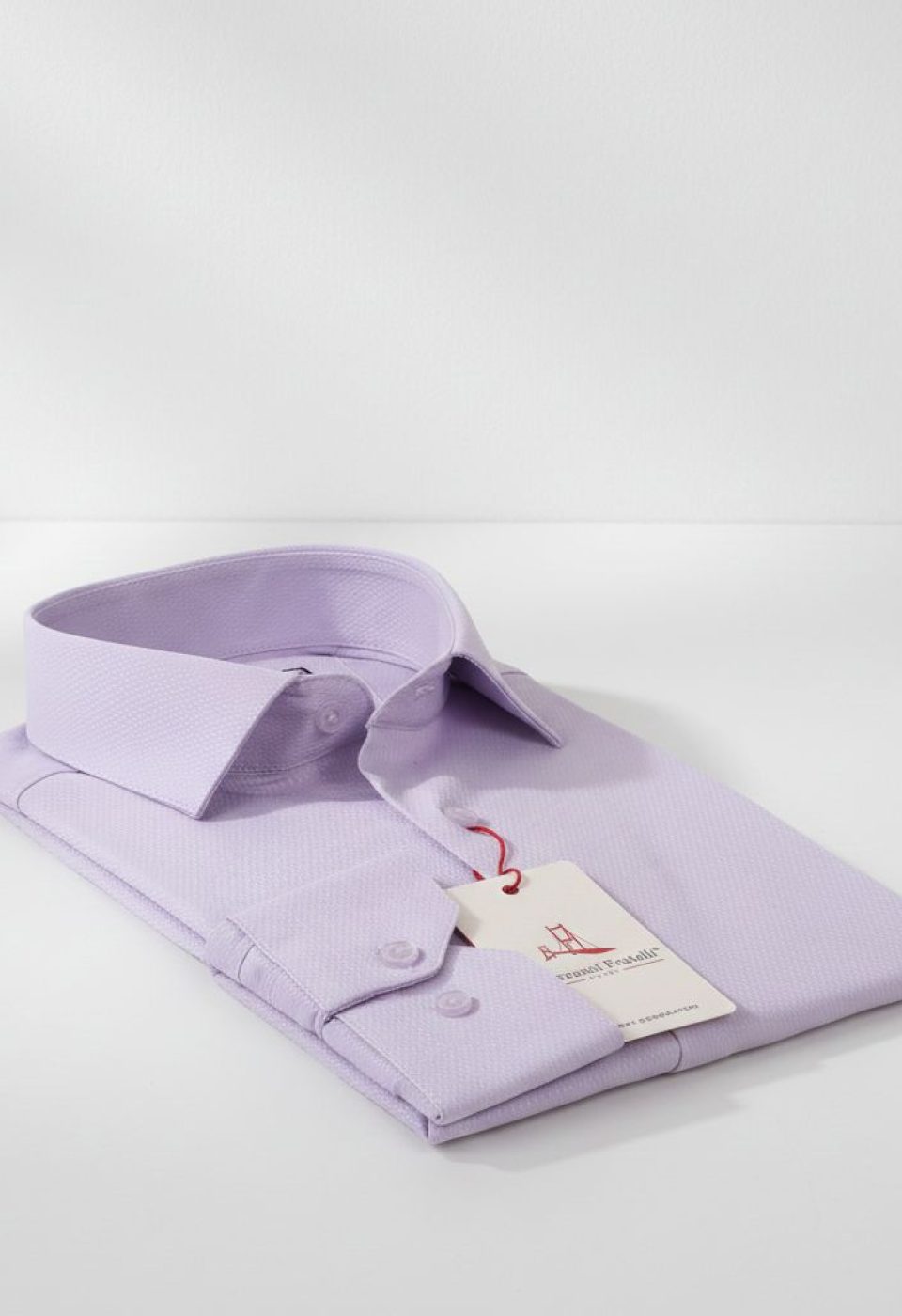 Slim Fit Uzun Kol Desenli Armürlü Jakar Erkek Gömlek 3GMK311346004