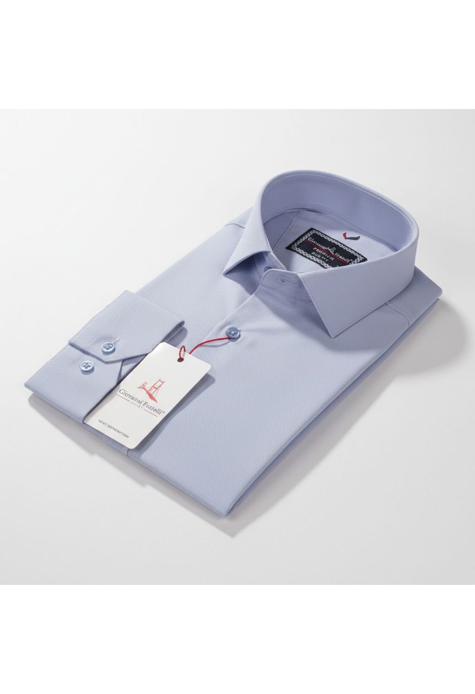 Slim Fit Uzun Kol Desenli Armürlü Jakar Erkek Gömlek 3GMK311347004 - Giovanni Fratelli