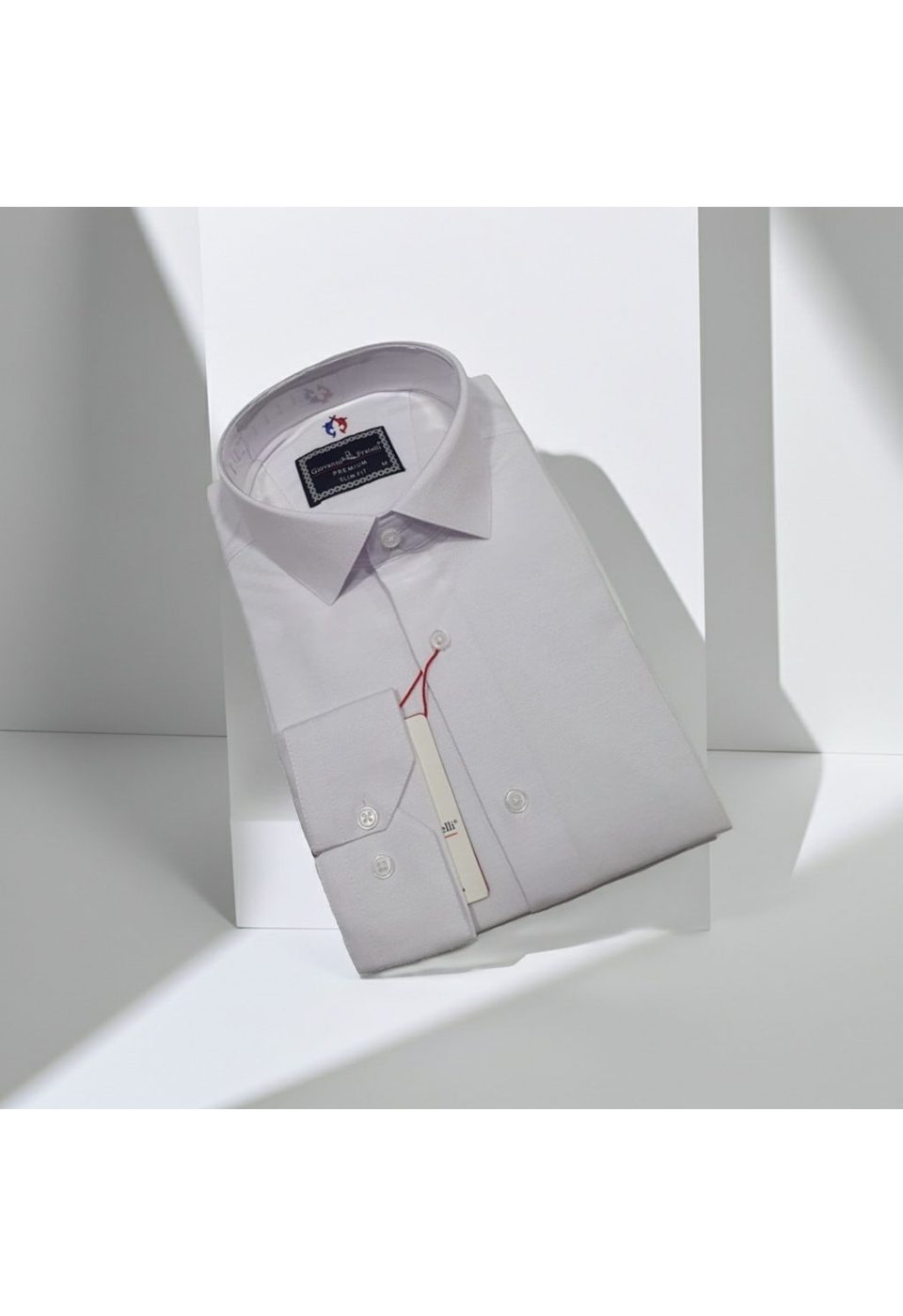 Slim Fit Uzun Kol Desenli Armürlü Jakar Erkek Gömlek 3GMK311350001 - Giovanni Fratelli