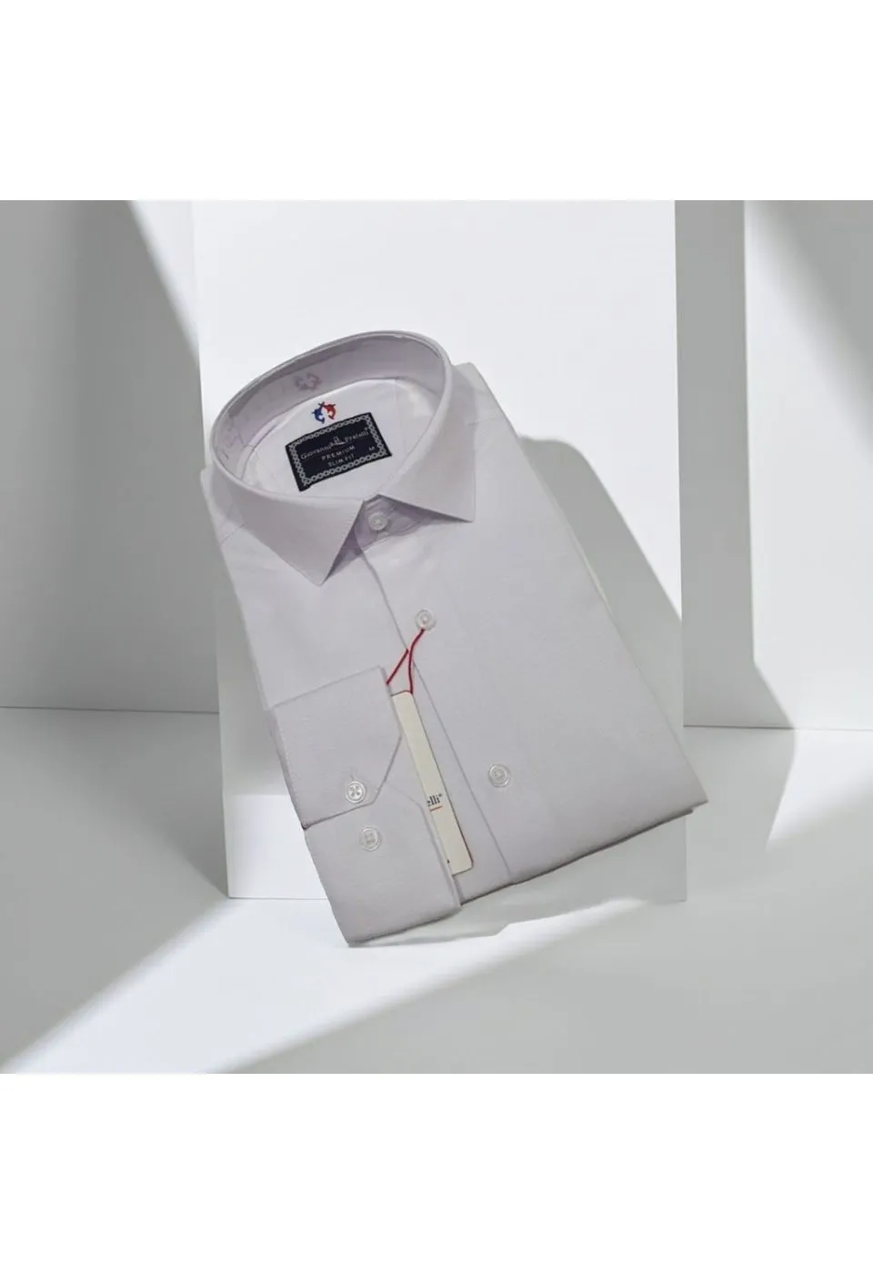 Slim Fit Uzun Kol Desenli Armürlü Jakar Erkek Gömlek 3GMK311350001 - Giovanni Fratelli