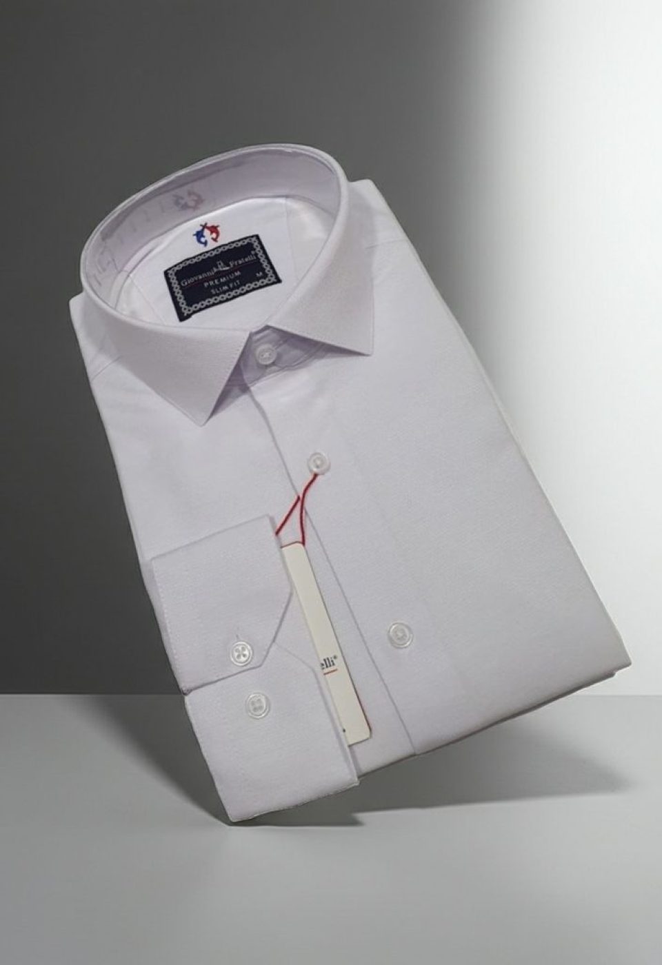 Slim Fit Uzun Kol Desenli Armürlü Jakar Erkek Gömlek 3GMK311350001 - Giovanni Fratelli
