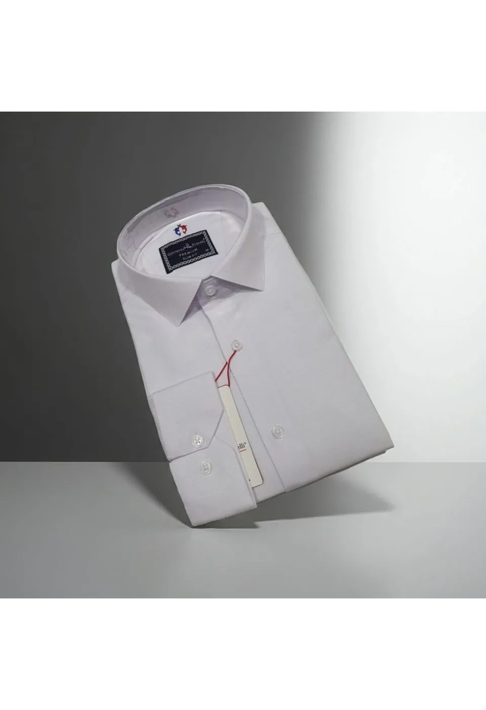 Slim Fit Uzun Kol Desenli Armürlü Jakar Erkek Gömlek 3GMK311350001 - Giovanni Fratelli