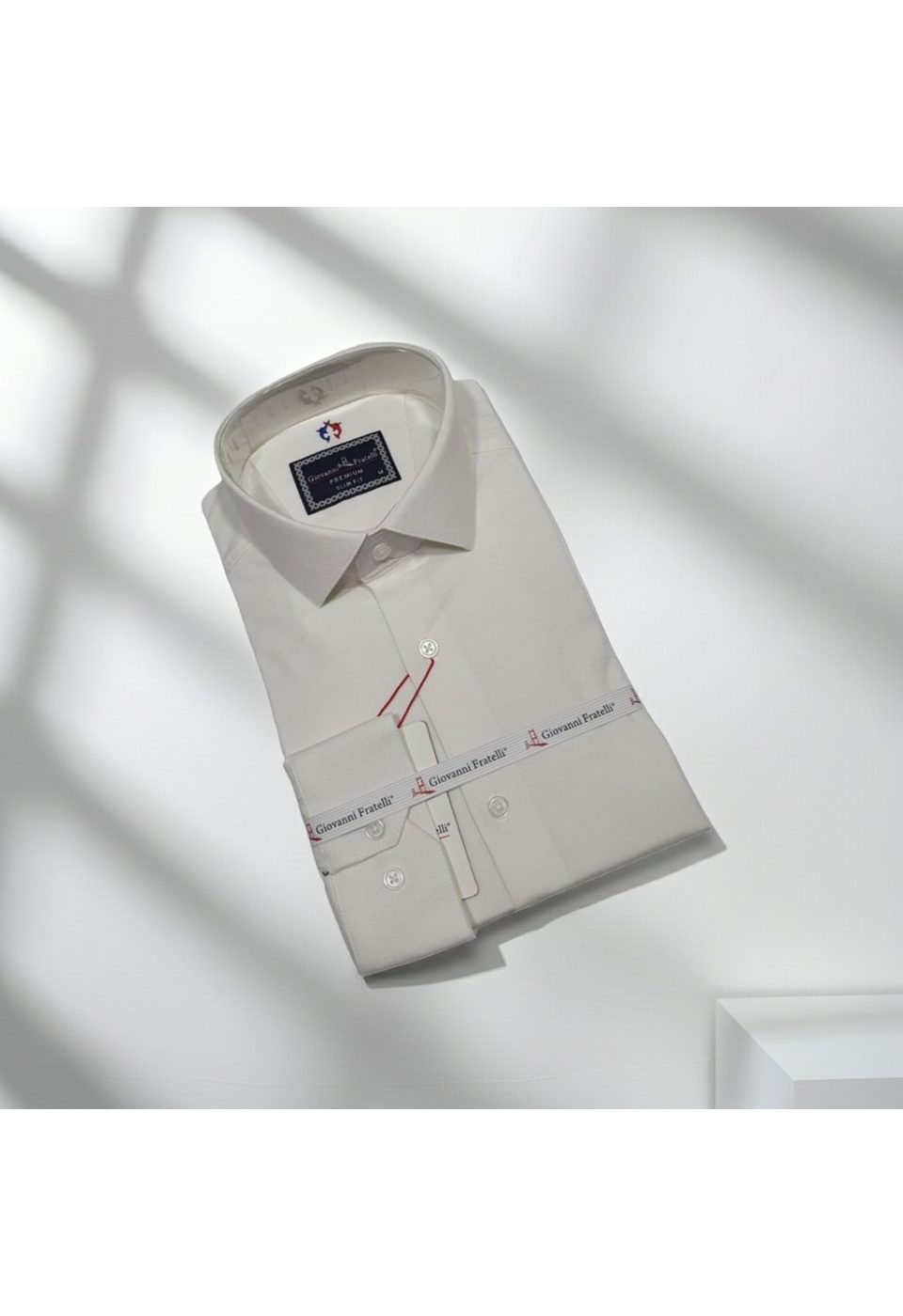 1350 CR JKR 002 Slim Fit Uzun Kol Desenli Armürlü Jakar Erkek Gömlek 3GMK311350002 - Giovanni Fratelli
