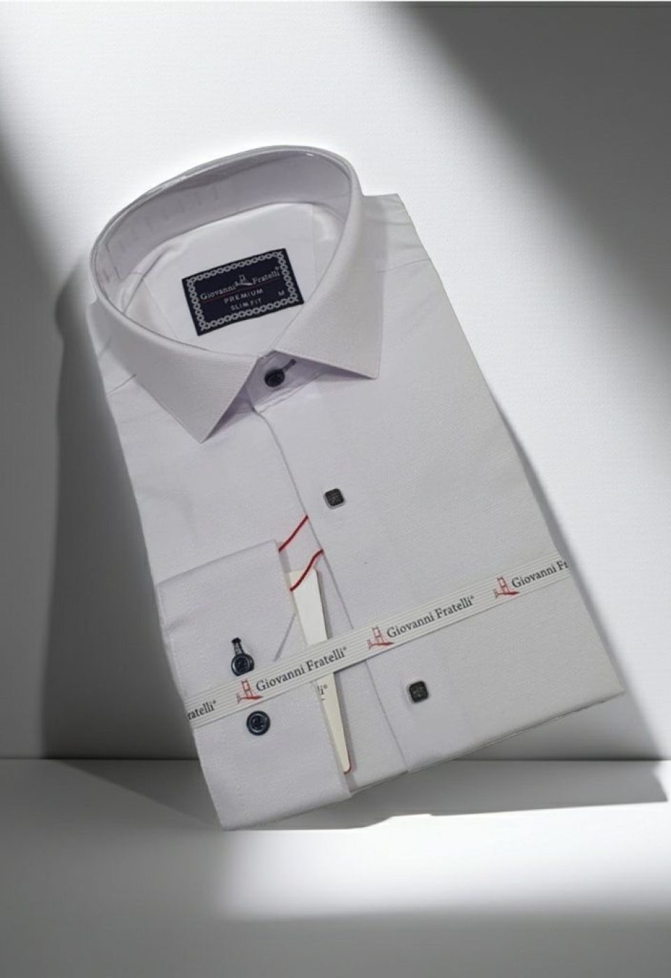 Slim Fit Uzun Kol Desenli Armürlü Jakar Erkek Gömlek 3GMK311351001