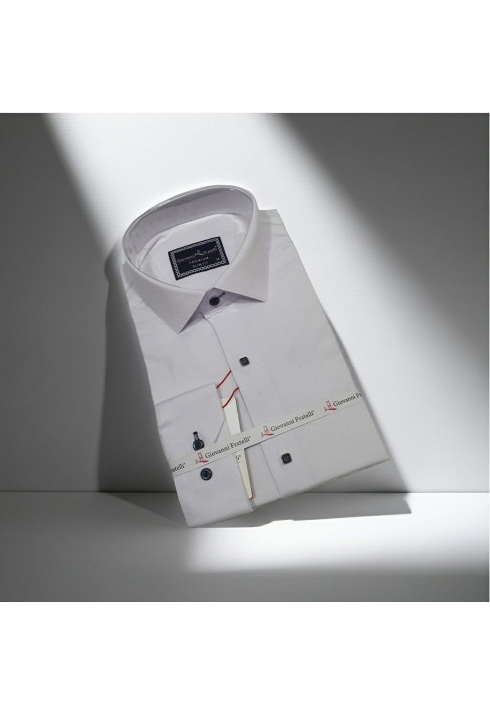 Slim Fit Uzun Kol Desenli Armürlü Jakar Erkek Gömlek 3GMK311351001 - Giovanni Fratelli