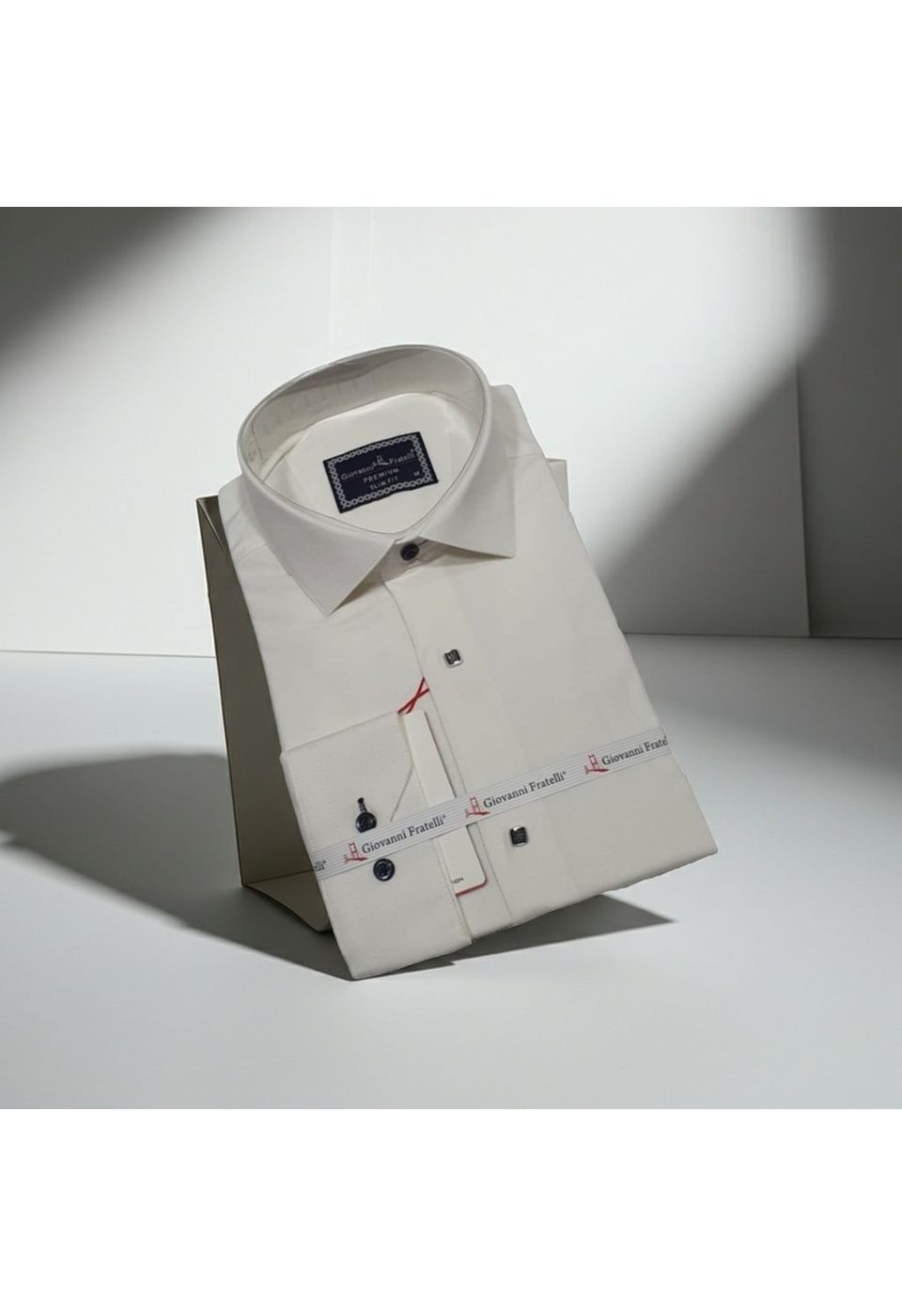 Slim Fit Uzun Kol Desenli Armürlü Jakar Erkek Gömlek 3GMK311351002 - Giovanni Fratelli