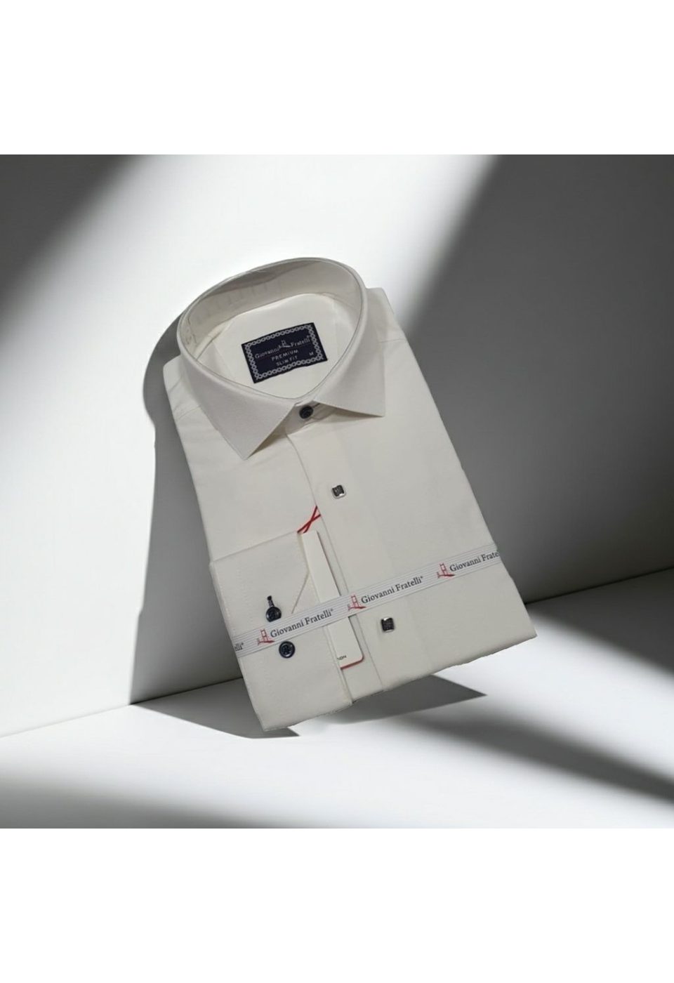 Slim Fit Uzun Kol Desenli Armürlü Jakar Erkek Gömlek 3GMK311351002 - Giovanni Fratelli