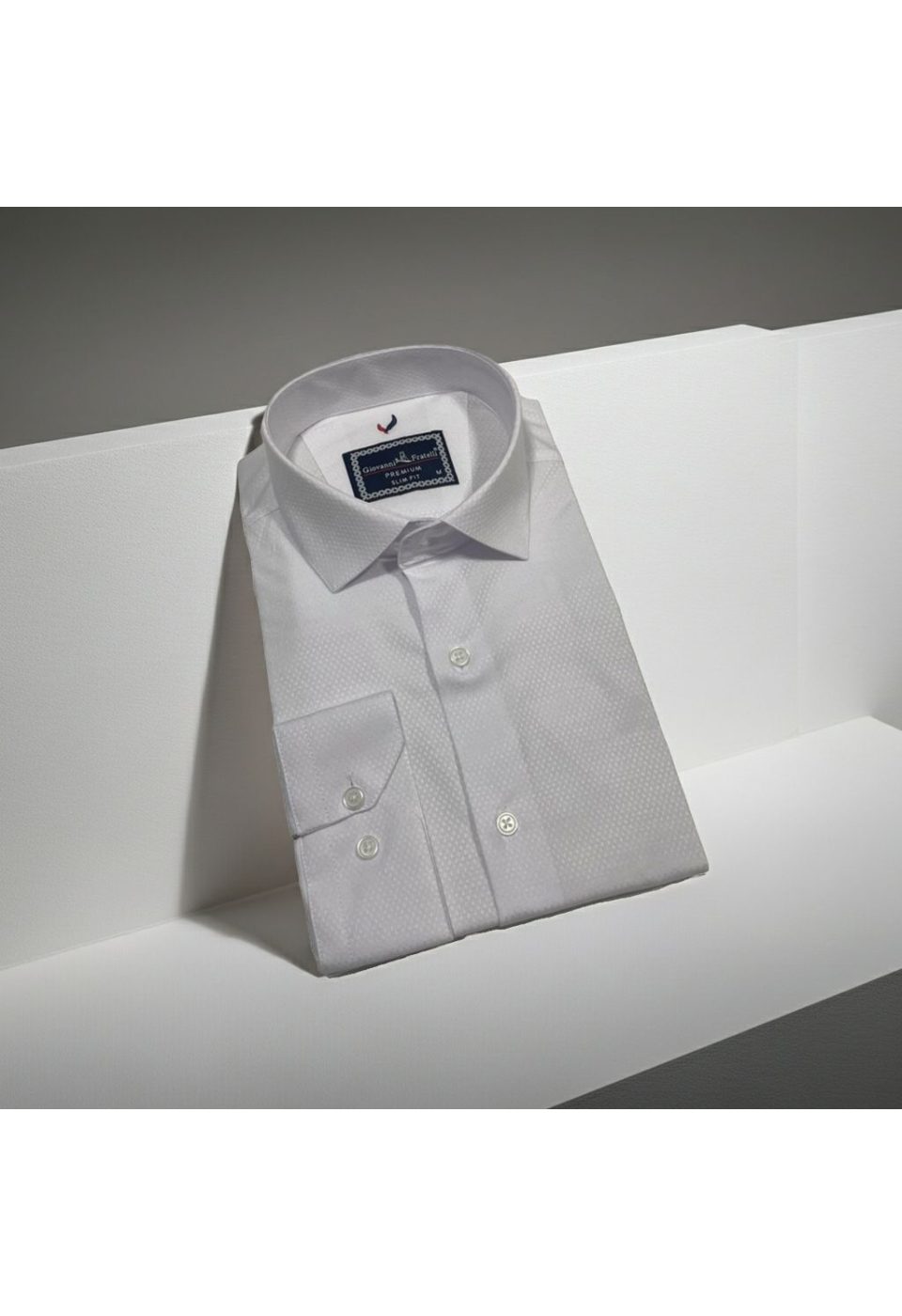 Slim Fit Uzun Kol Düz Renk Saten Erkek Gömlek 3GMK311353001 - Giovanni Fratelli