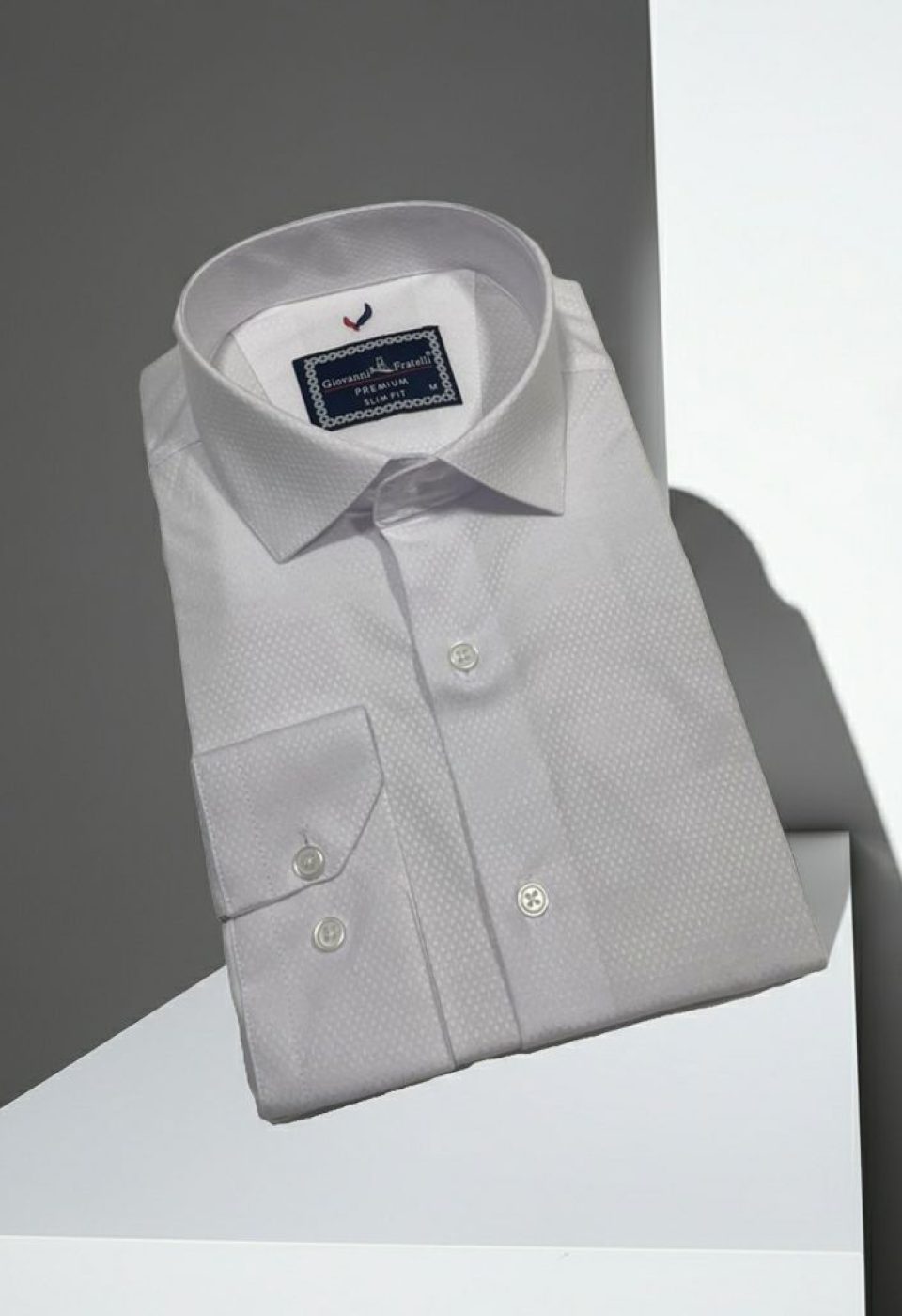 Slim Fit Uzun Kol Düz Renk Saten Erkek Gömlek 3GMK311353001