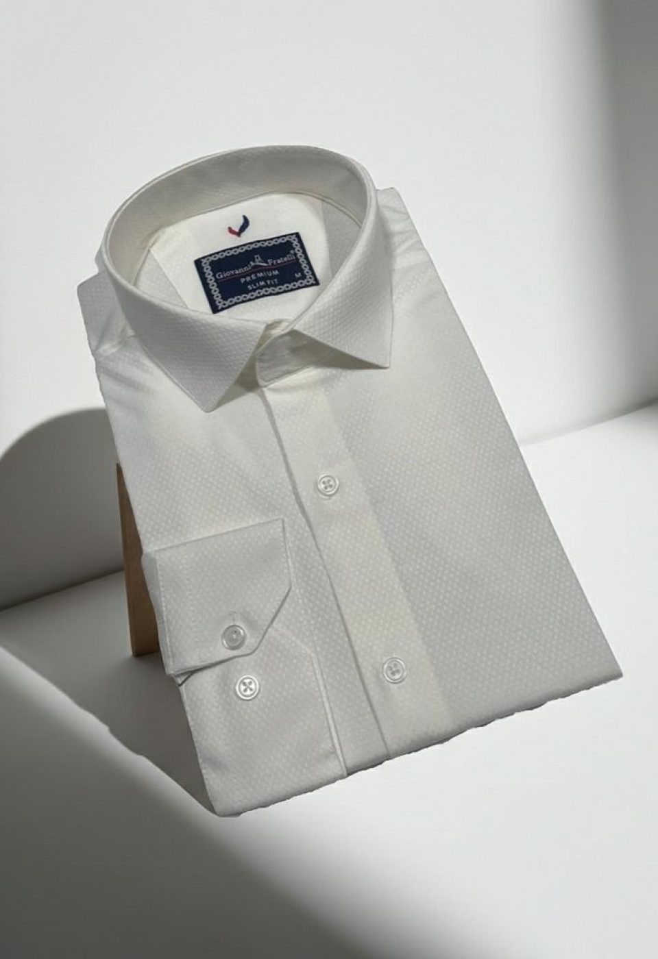 Slim Fit Uzun Kol Düz Renk Saten Erkek Gömlek 3GMK311353002