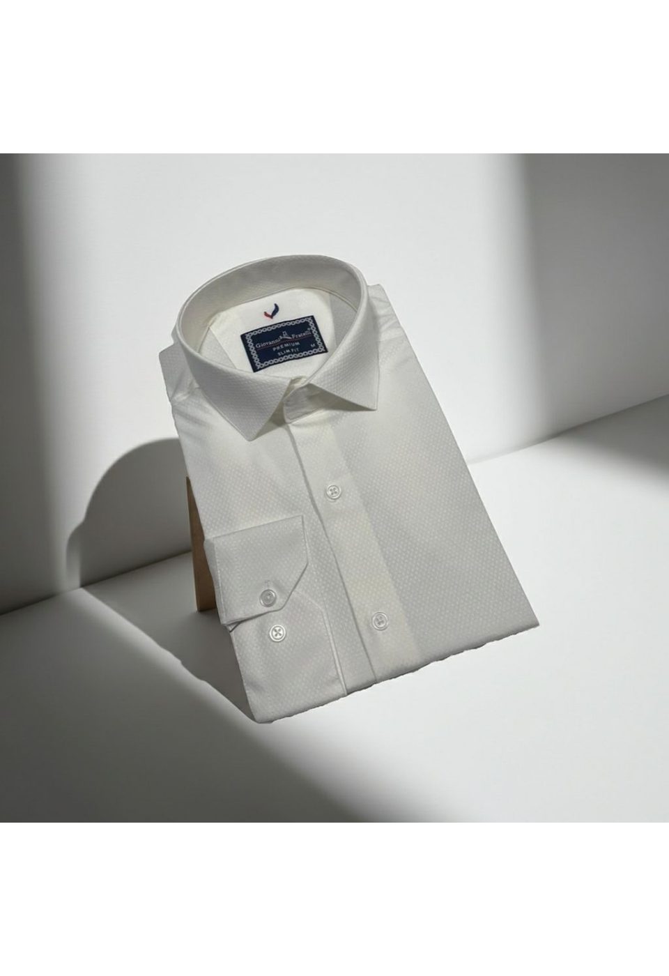 Slim Fit Uzun Kol Düz Renk Saten Erkek Gömlek 3GMK311353002 - Giovanni Fratelli
