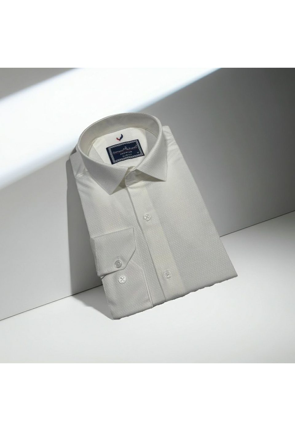 Slim Fit Uzun Kol Düz Renk Saten Erkek Gömlek 3GMK311353002 - Giovanni Fratelli