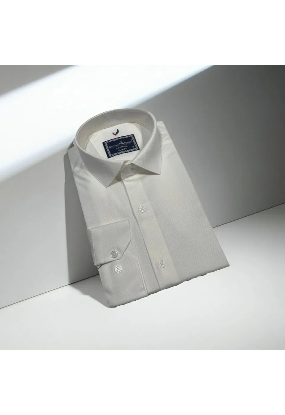 Slim Fit Uzun Kol Düz Renk Saten Erkek Gömlek 3GMK311353002 - Giovanni Fratelli